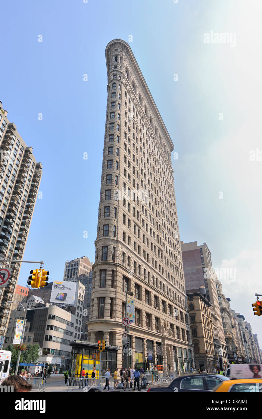 Quartier flatiron à new york le 27 juin, 2010. Banque D'Images