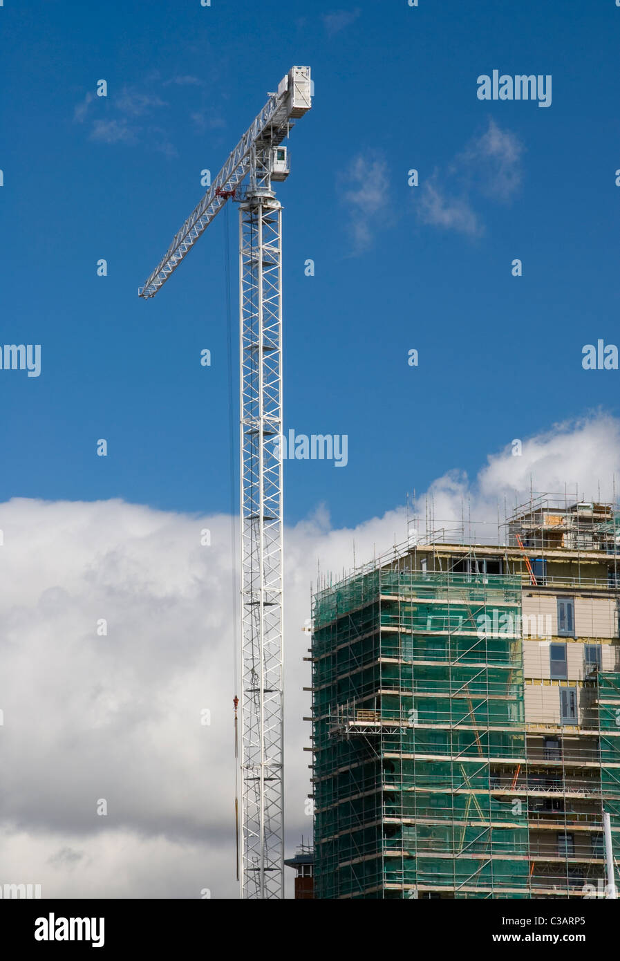 Ipswich waterfront building site. Ipswich, Suffolk, UK Banque D'Images