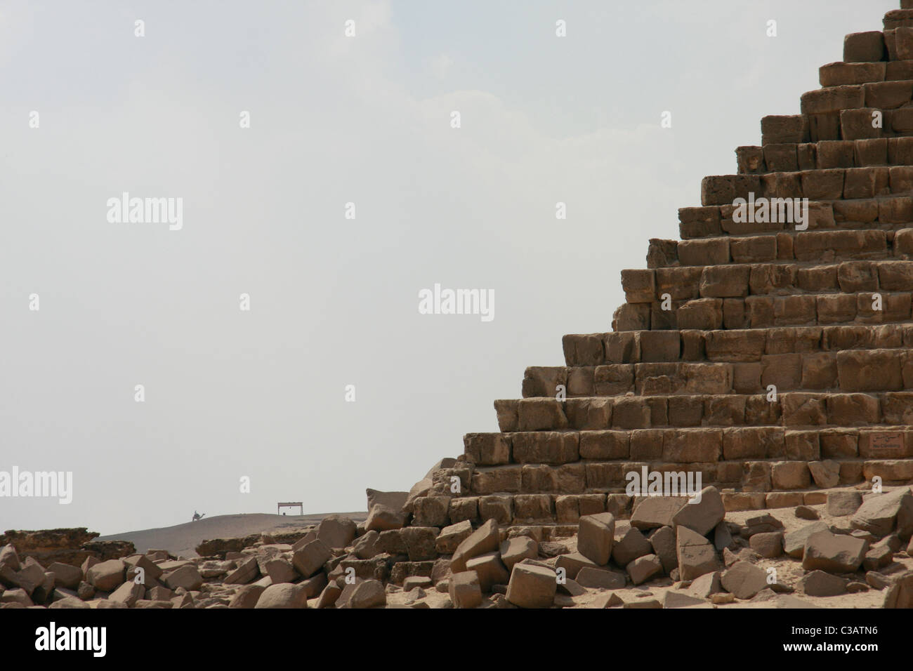 Ripperblackstaff Menkaourê la pyramide de Gizeh, Le Caire, Égypte. Banque D'Images