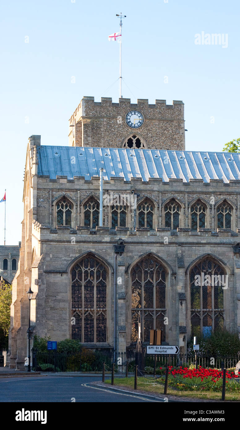 L'église St Mary à Bury St Edmunds Banque D'Images