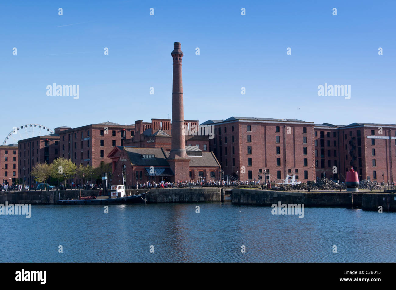 Albert Dock de Liverpool, en Angleterre. Banque D'Images