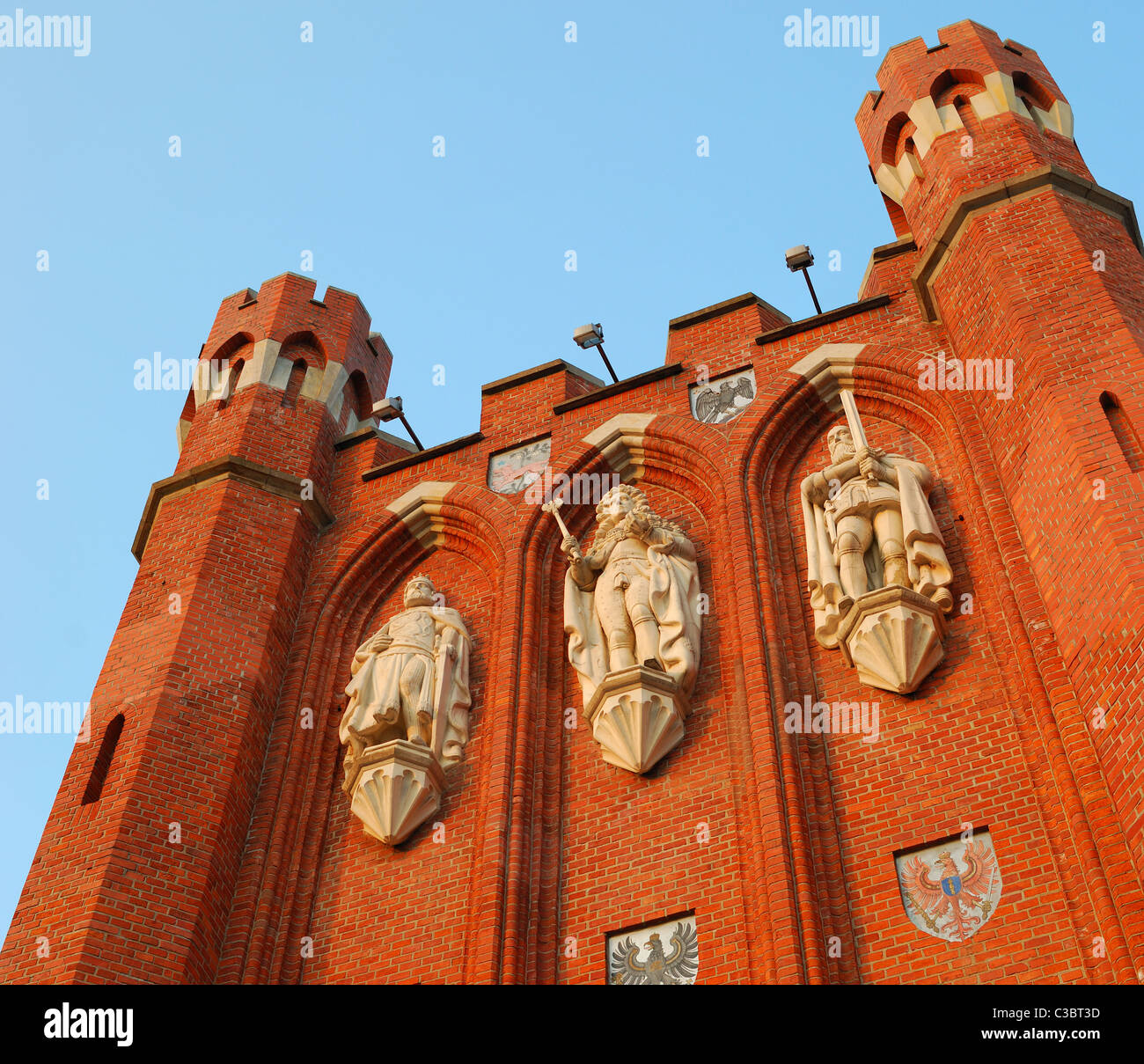 La porte du roi à Kaliningrad. La Russie Banque D'Images