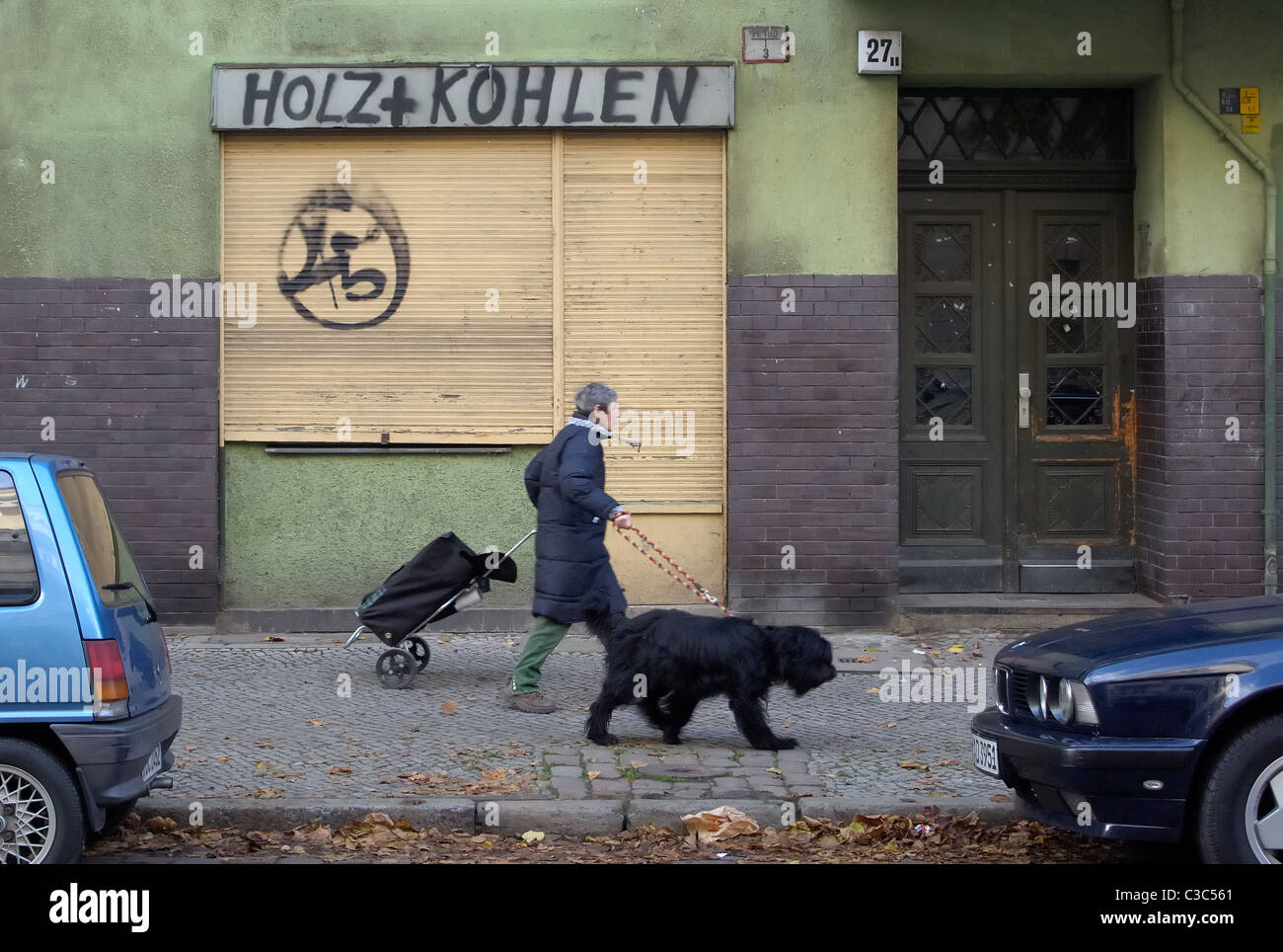 Le commerce du bois et du charbon, Berlin, Allemagne Banque D'Images