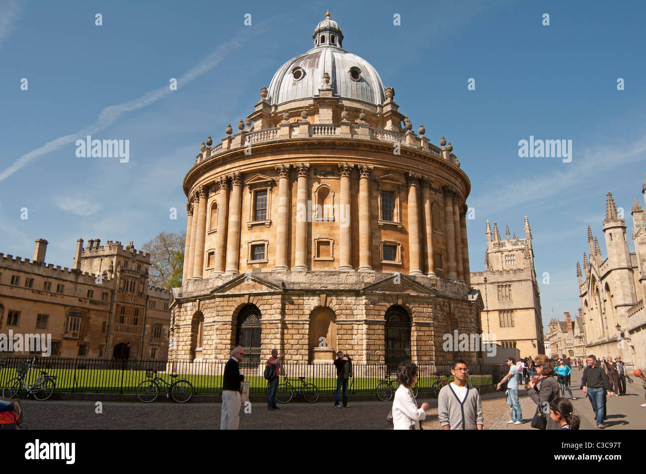 Radcliffe Camera, bibliothèque circulaire conçu par James Gibbs, Radcliffe Square, Oxford, England, UK Banque D'Images