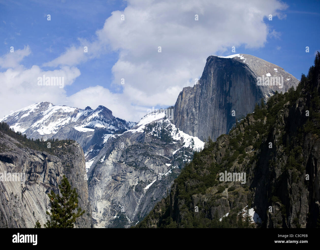 La Yosemite demi dôme Banque D'Images