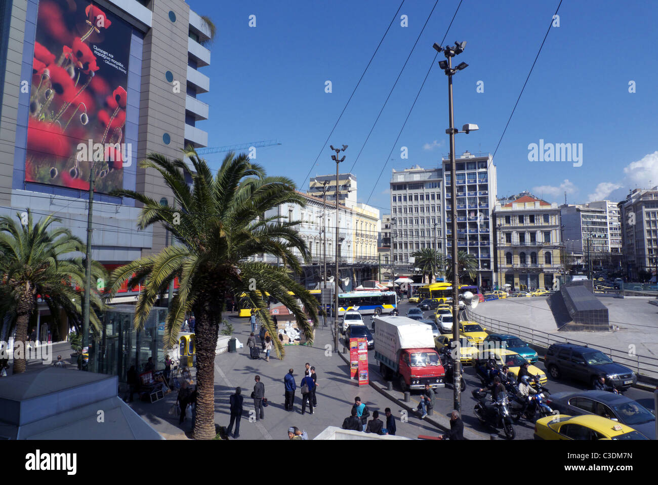 La Grèce place Omonia Athènes attika Banque D'Images