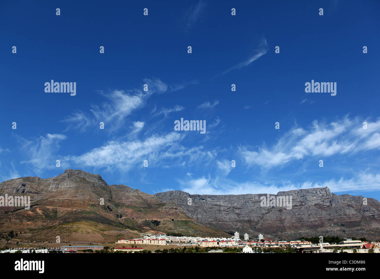 Table Mountain, Cape Town, Afrique du Sud. Banque D'Images