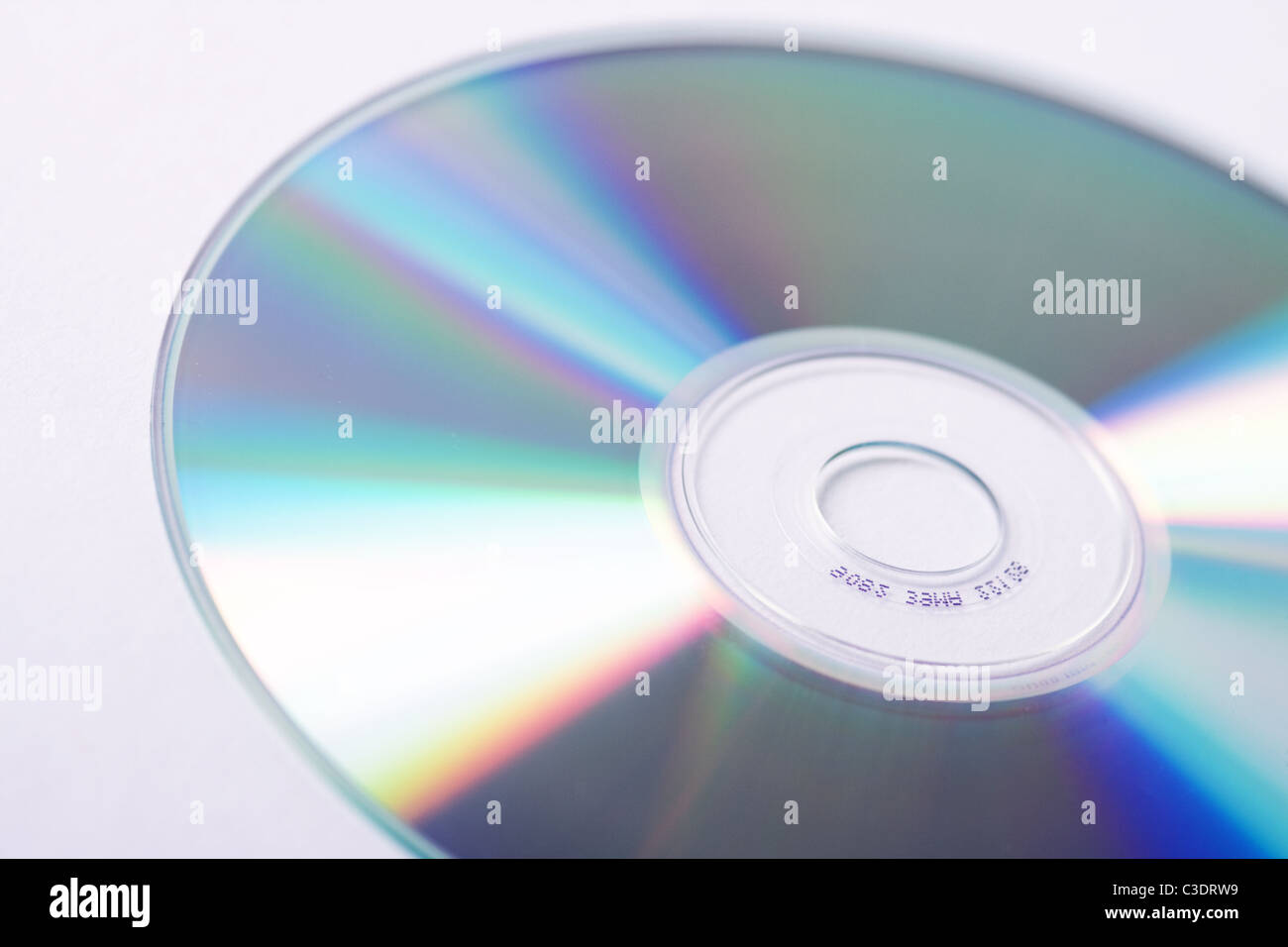 Un disque CD vierge Banque D'Images