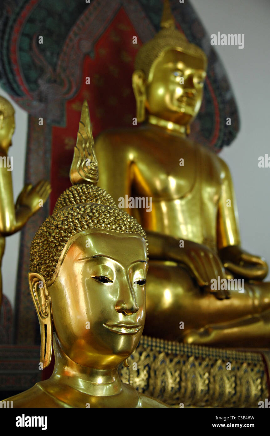 Bouddha d'or en Thailande Banque D'Images