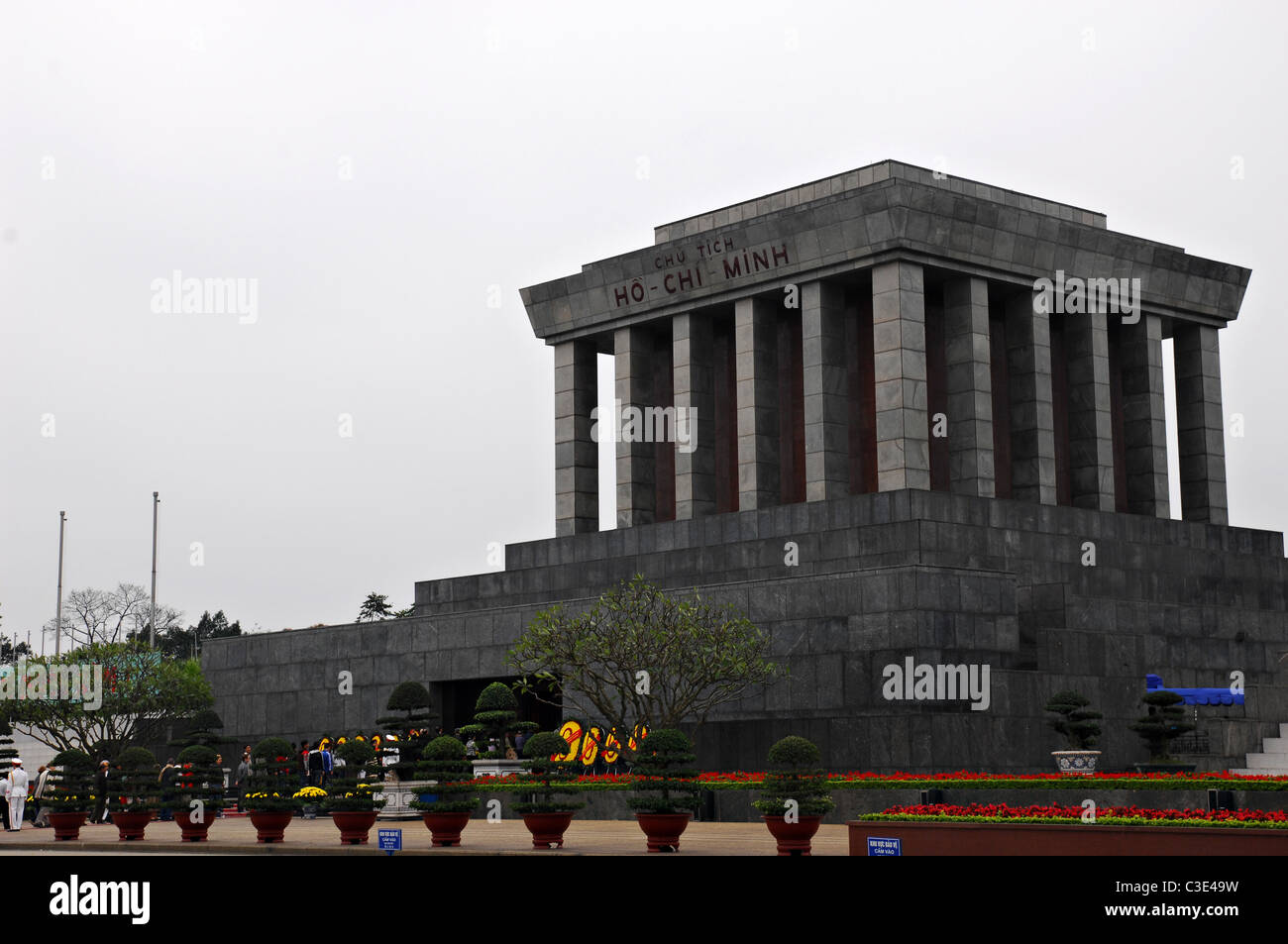 Le mausolée de Ho Chi Minh, Hanoi, Vietnam Banque D'Images