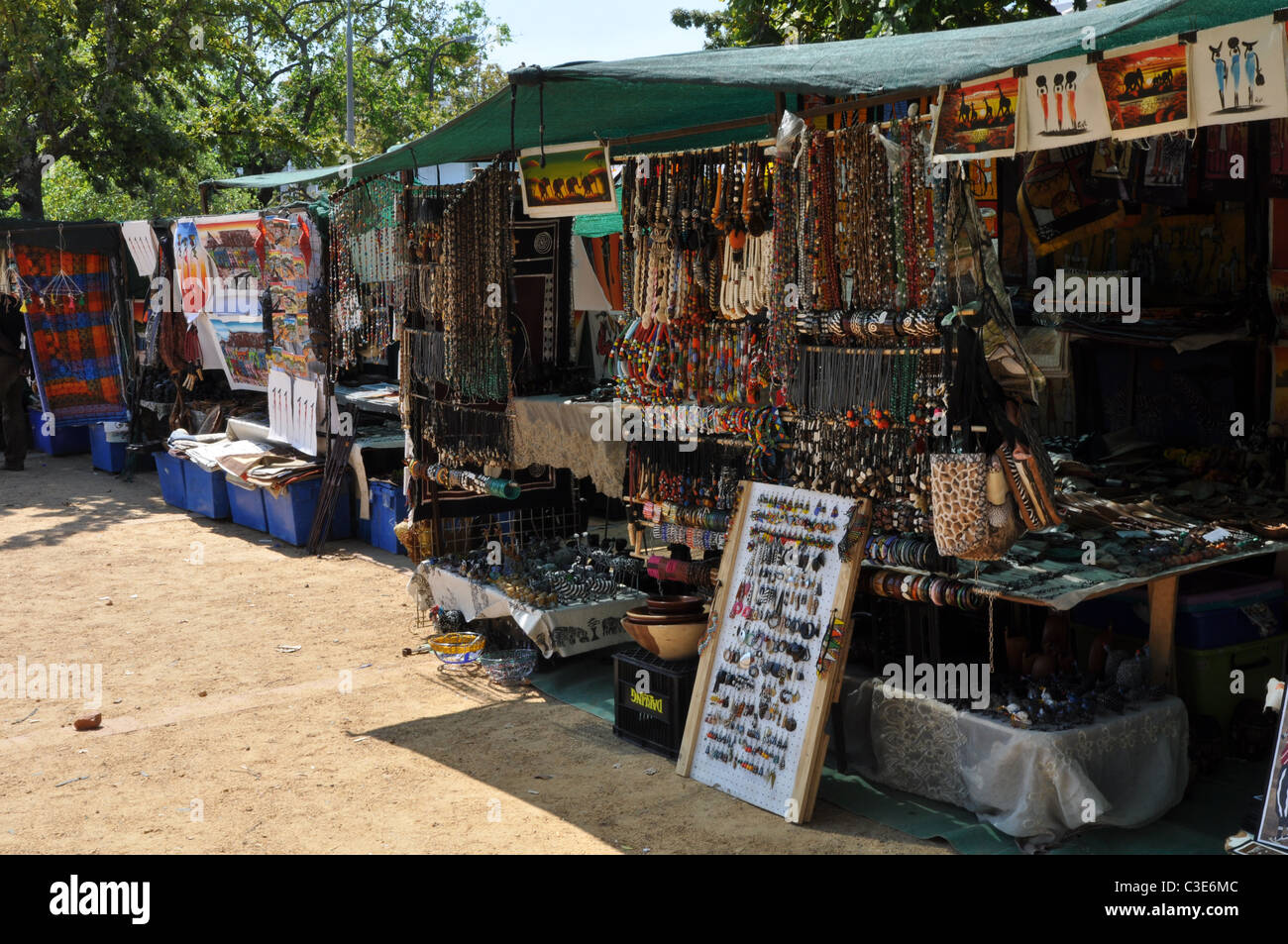 La vie de rue à Stellenbosch, Afrique du Sud Banque D'Images