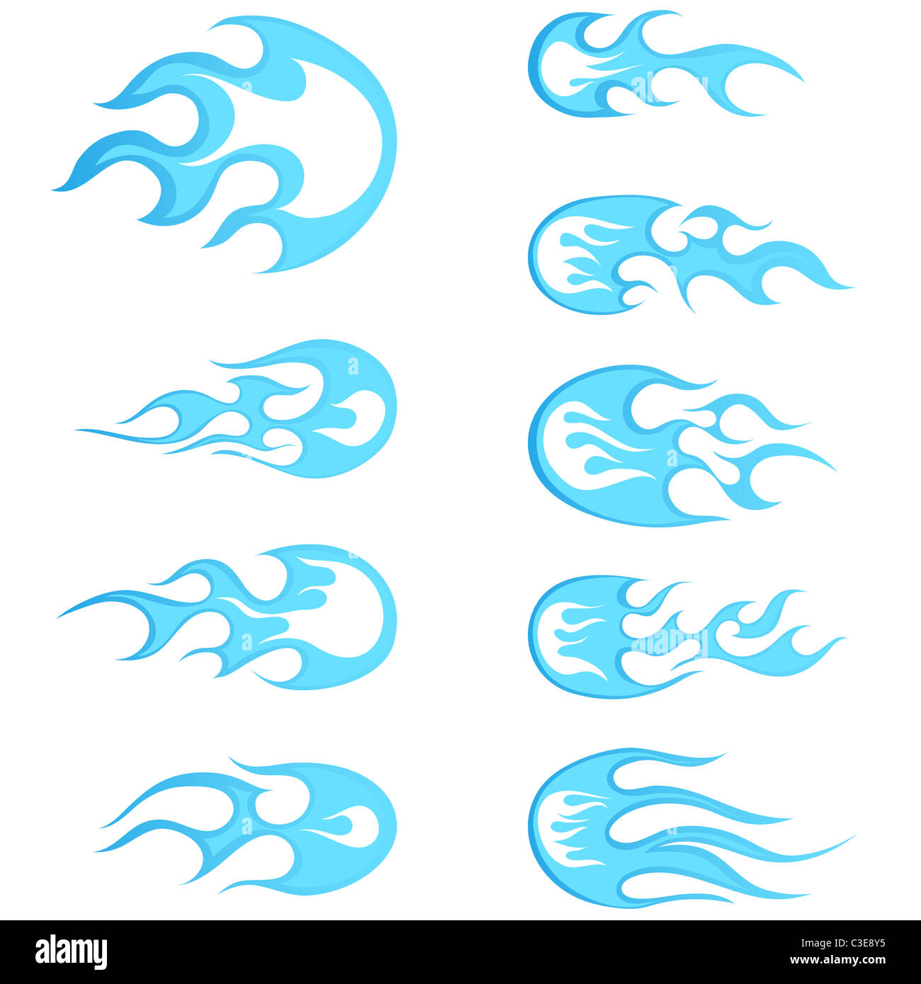 Jeu de boules de différents modèles pour l'utilisation de conception Banque D'Images