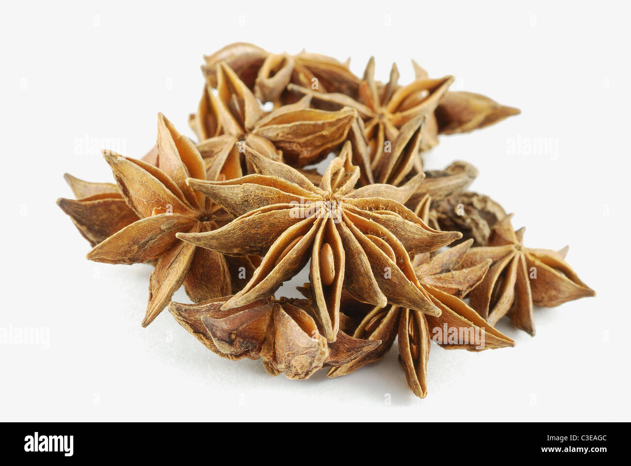 Les étoiles d'anis, de badiane, de Banque D'Images