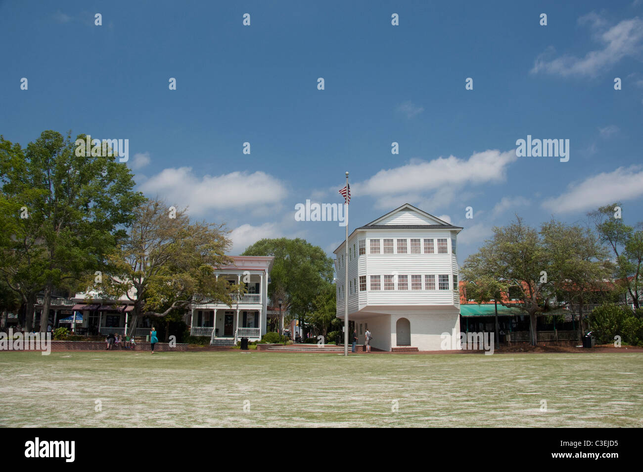 De Beaufort, Caroline du Sud. Parc historique en bord de mer. Banque D'Images