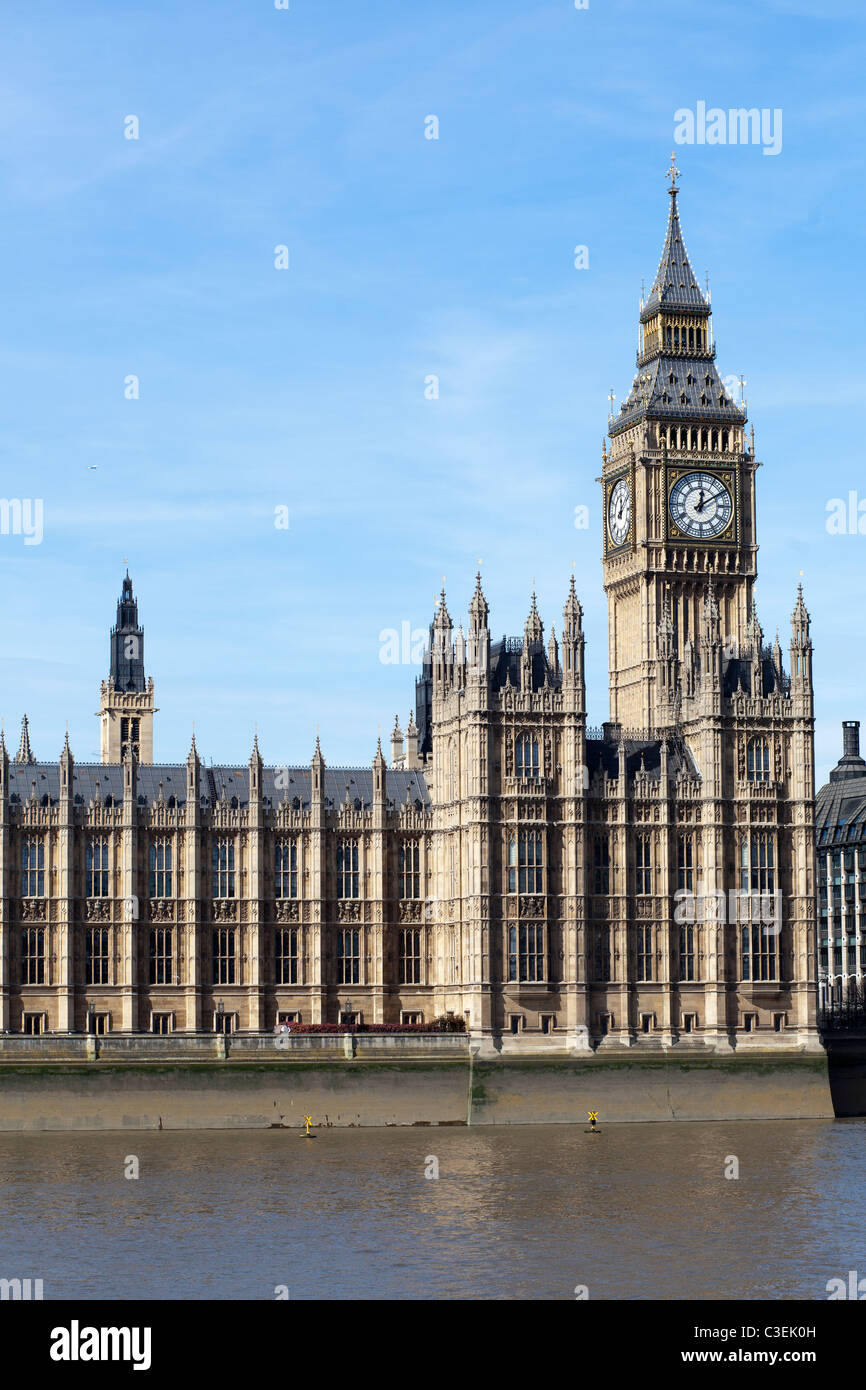 Big Ben et le Palais de Westminster Banque D'Images