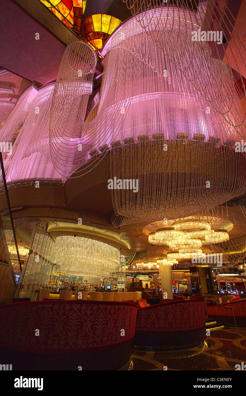 Bar dans le lustre cosmopolite, Las Vegas, Nevada. Banque D'Images