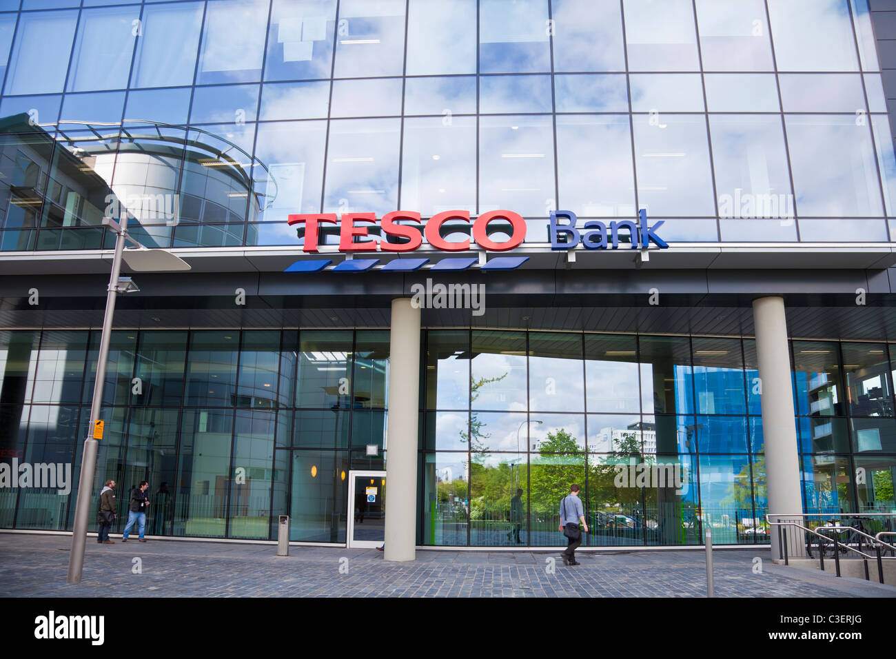 Avant de Tesco Bank contact center à Broadway, un Renfield Street, Glasgow Banque D'Images