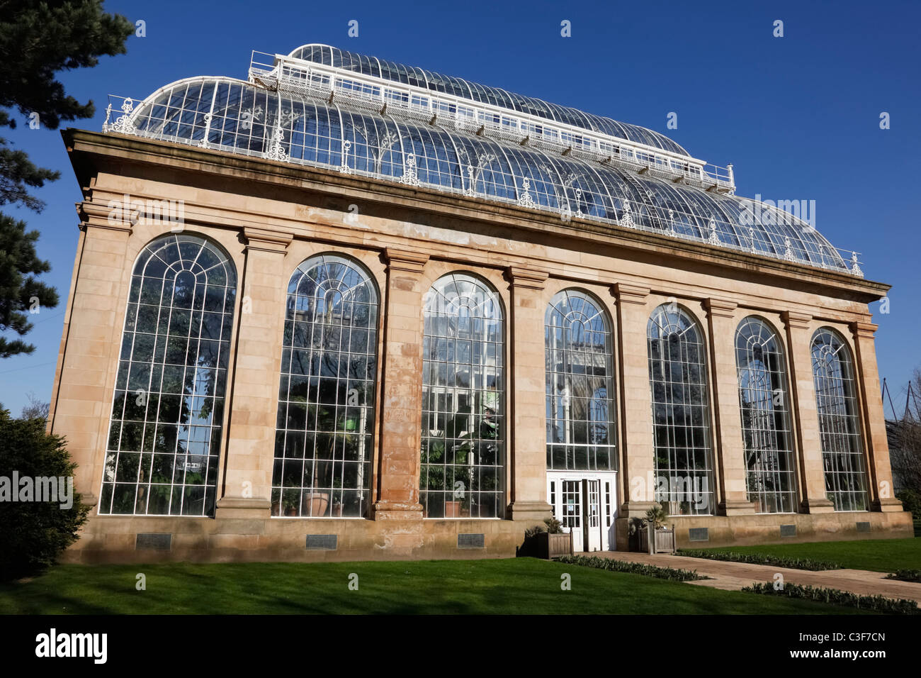 Le Glasshouse au Royal Botanic Gardens Edinburgh Banque D'Images