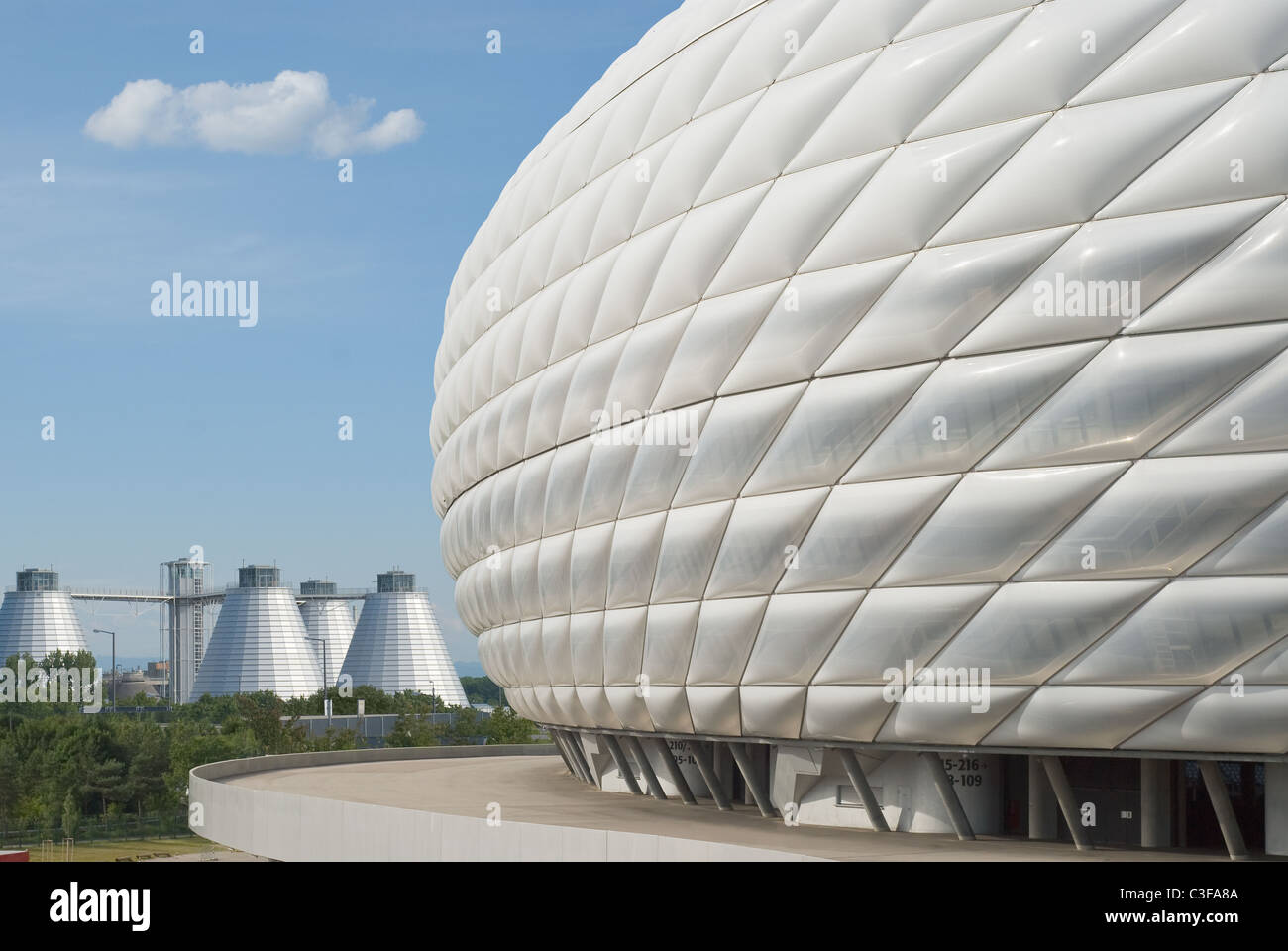 L'architecture moderne en tant que symbole de l'identité d'entreprise Banque D'Images