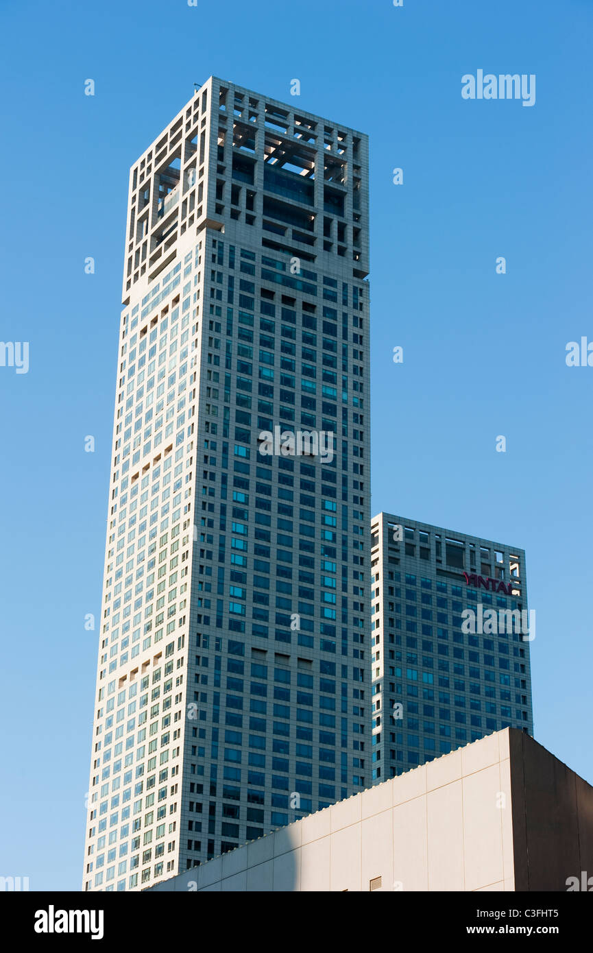 Yintai office tower, Chaoyang District, Beijing, Chine, Asie. Banque D'Images