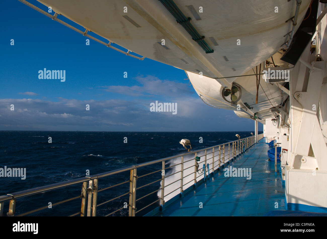 Grandi Navi Veloci M/S de l'entreprise Majestic ferry de Gênes à Tanger via Barcelone sur la mer Méditerranée l'Europe du sud Banque D'Images