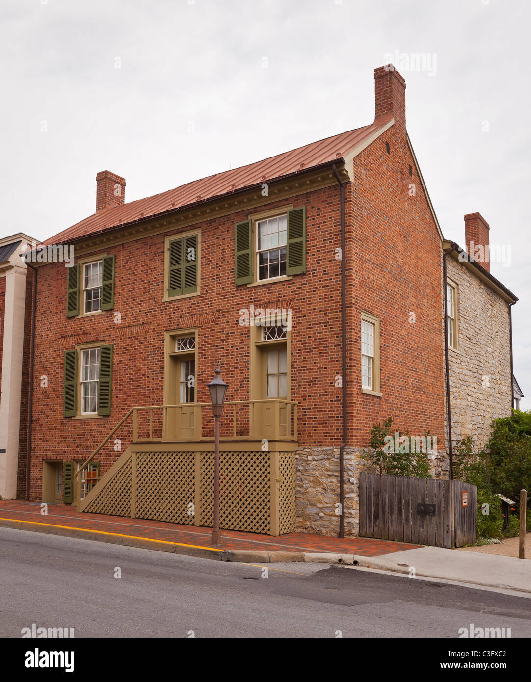 LEXINGTON, Virginia, USA - Stonewall Jackson House. Banque D'Images