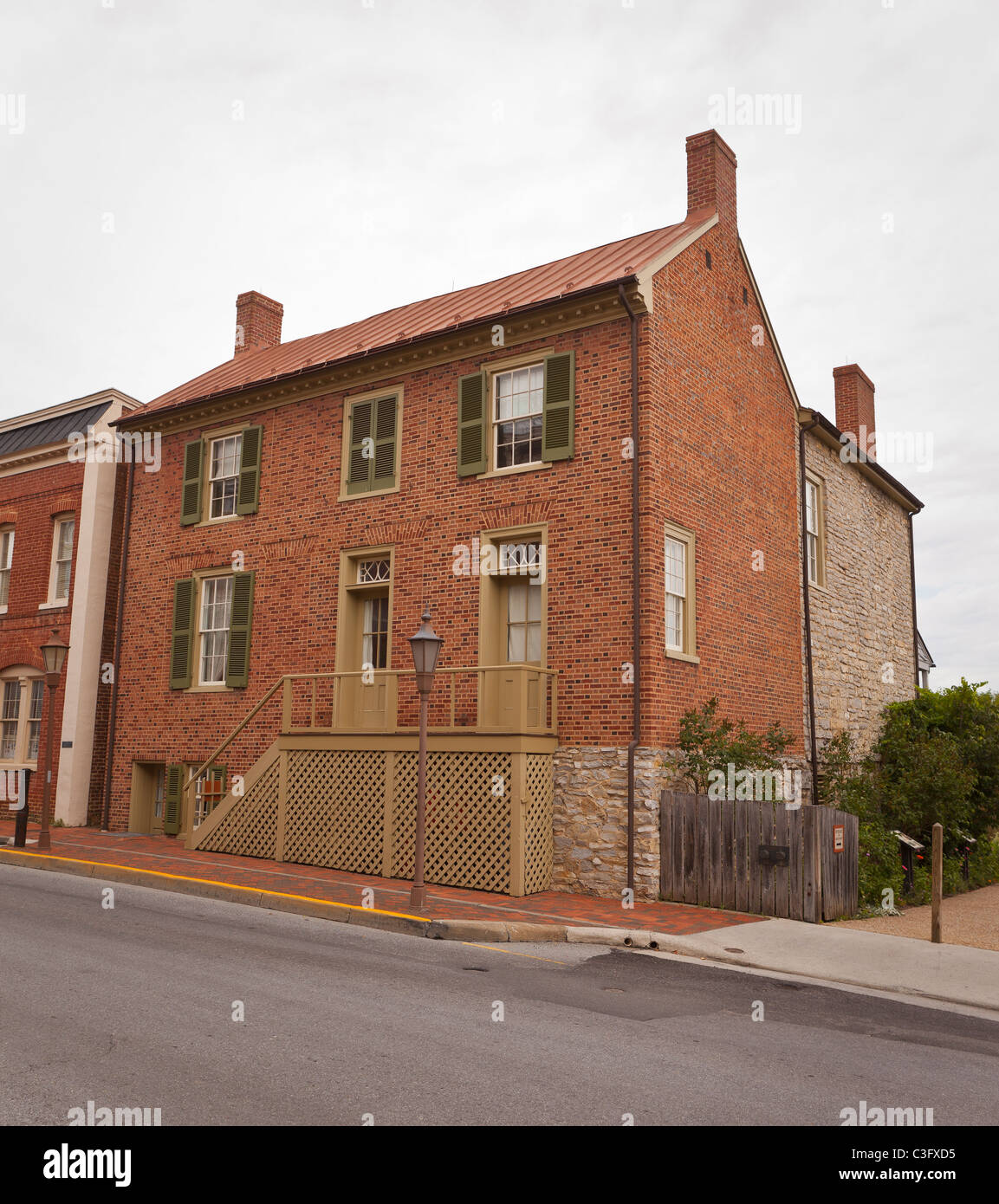 LEXINGTON, Virginia, USA - Stonewall Jackson House. Banque D'Images