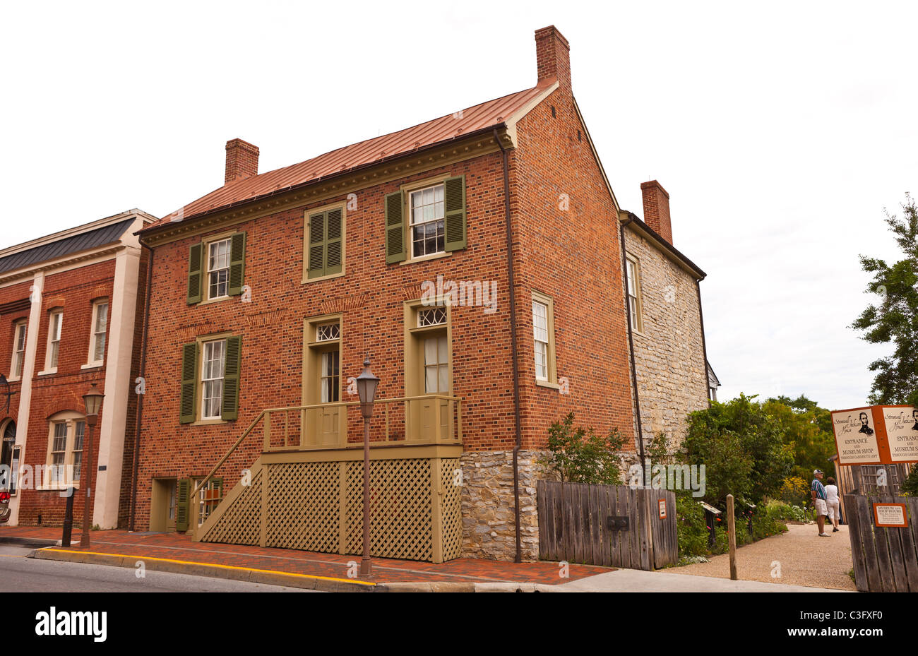 LEXINGTON, Virginia, USA - Stonewall Jackson House. Banque D'Images