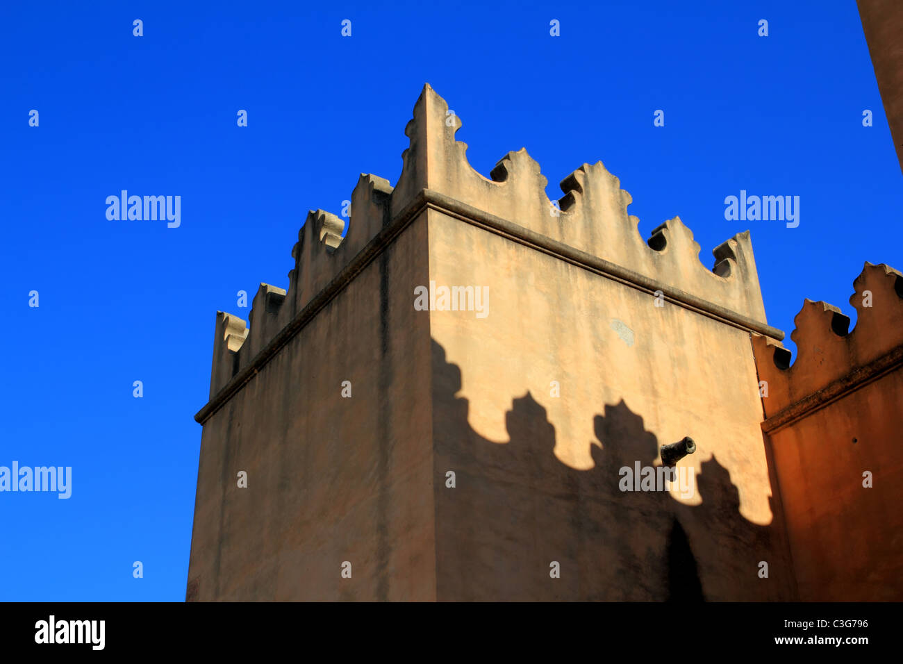 Santa Maria de la Valldigna Simat tour Espagne monuments Monastère Banque D'Images