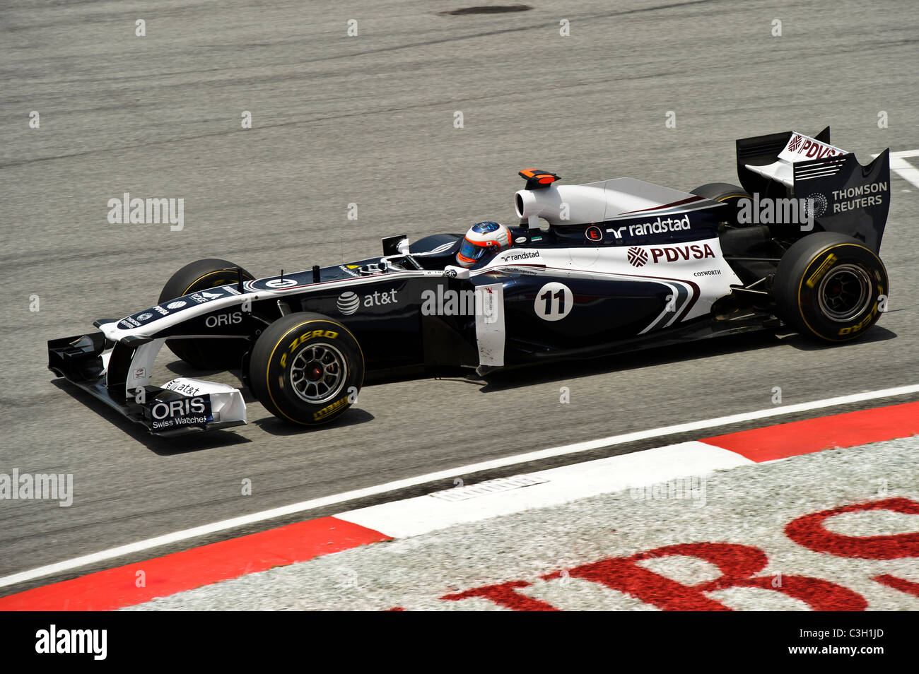 Rubens Barrichello - Williams Banque D'Images