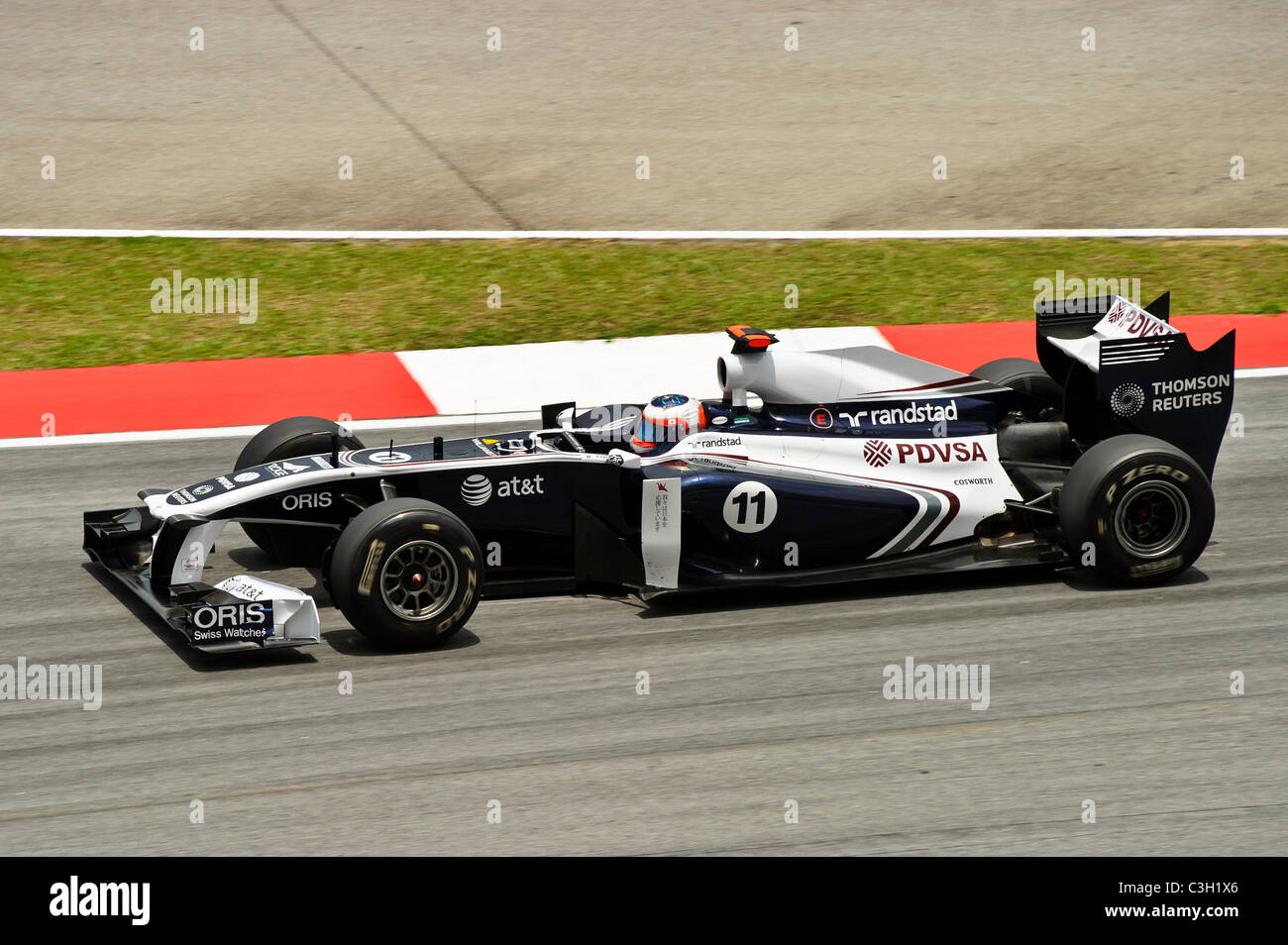 Rubens Barrichello - Williams Banque D'Images