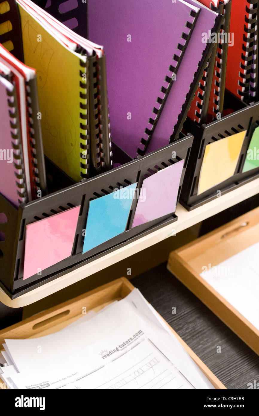 Dossier de classe Banque D'Images