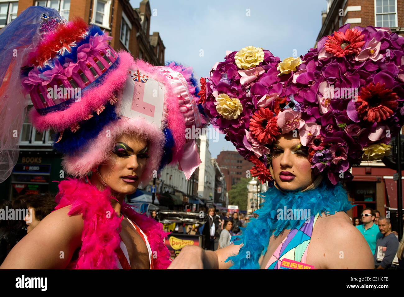 Drag Queens à Soho, London England UK Photo Stock Alamy