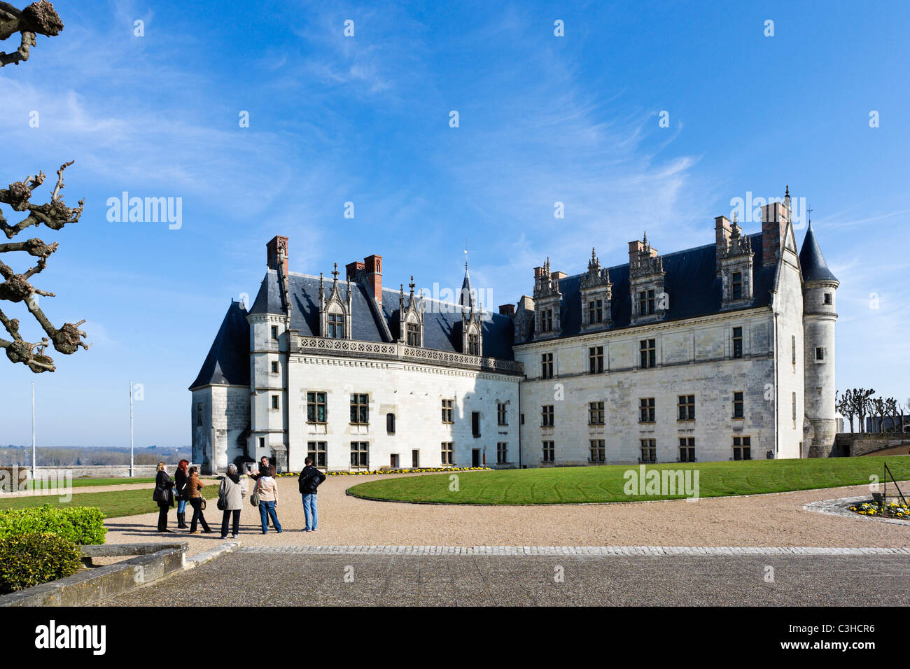 Chateau d'Amboise, Loire, Touraine, France Banque D'Images