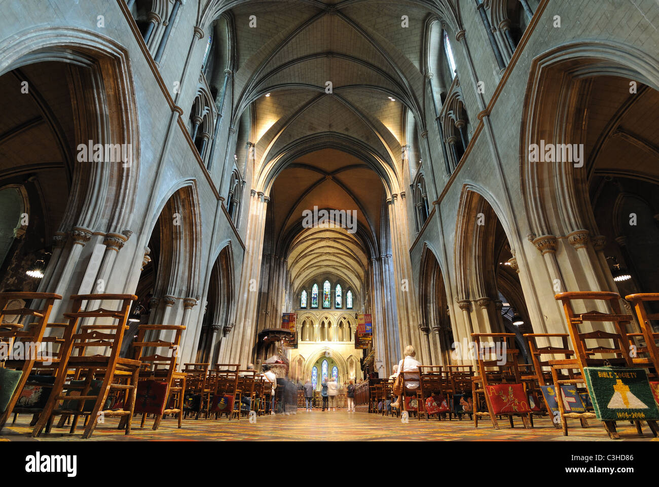 La Cathédrale St Patrick à Dublin, Irlande. Banque D'Images