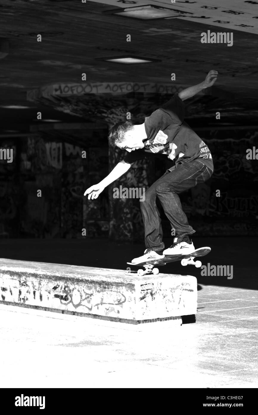 Southbank Skate parc à roulettes Banque D'Images