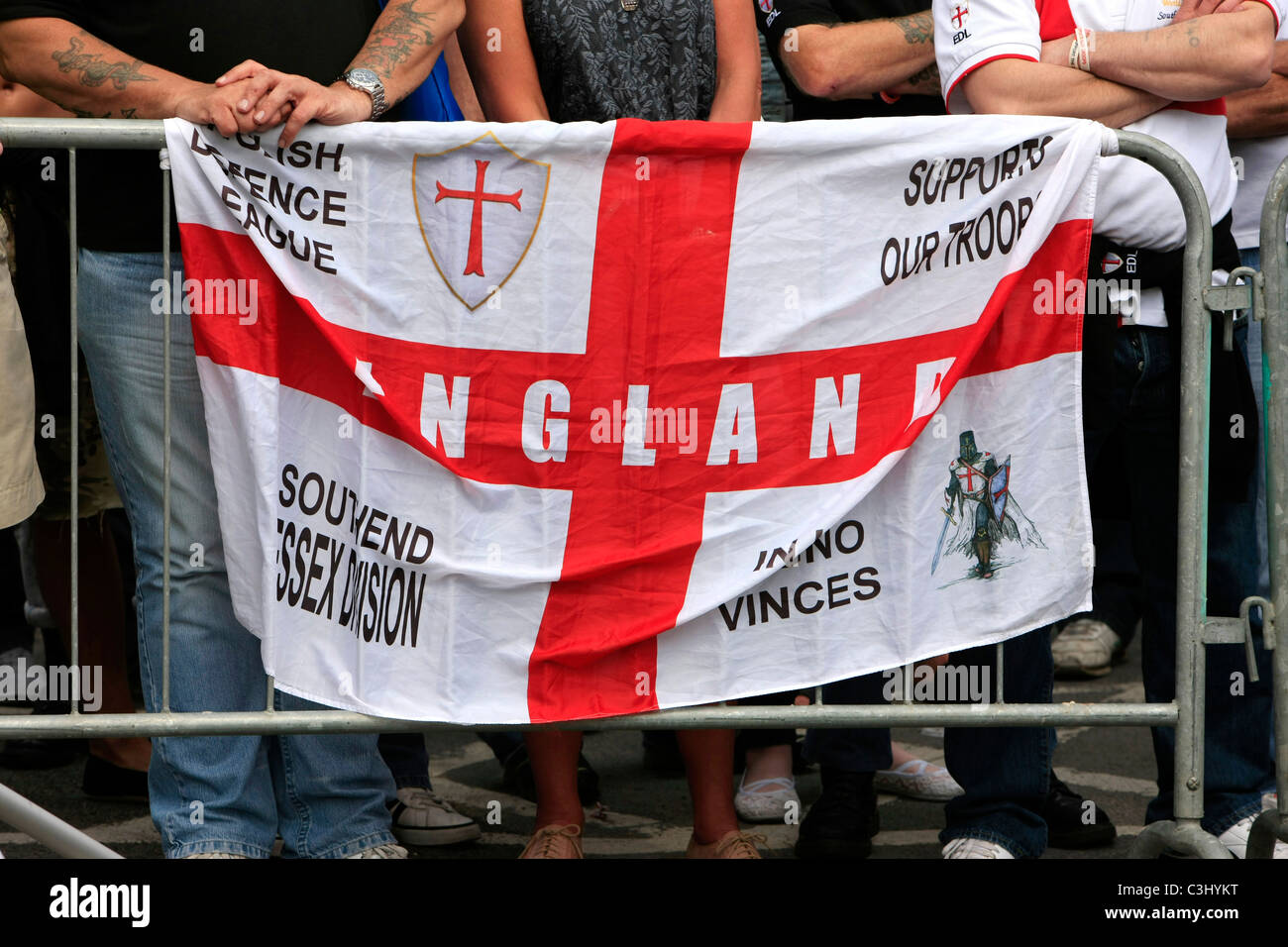 Le drapeau de l'EDL Photo Stock - Alamy