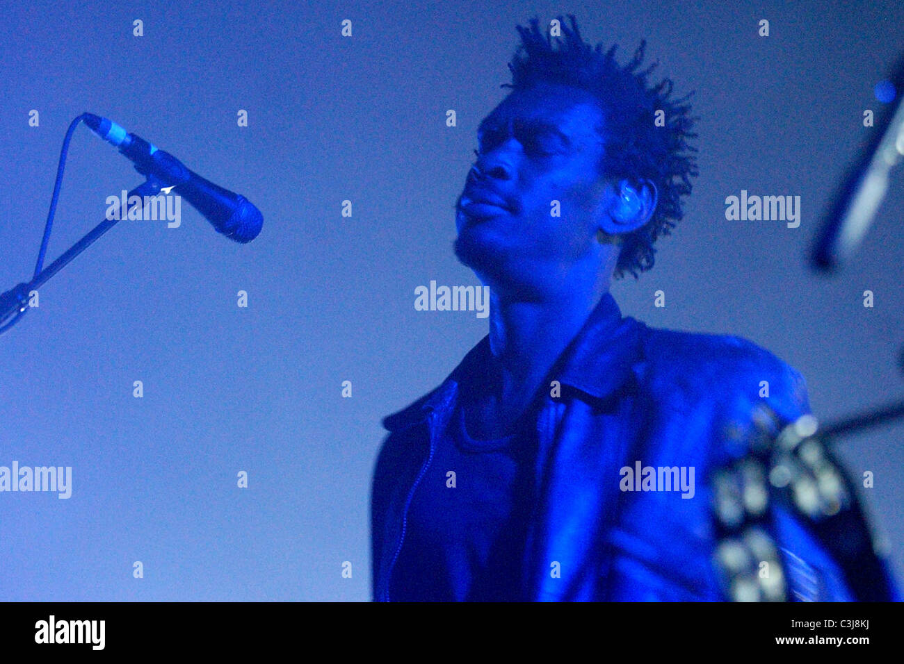 Daddy G de Massive Attack l'exécution en concert au Heineken Music Hall, Amsterdam, Pays-Bas - 27.10.09 ** ** Banque D'Images