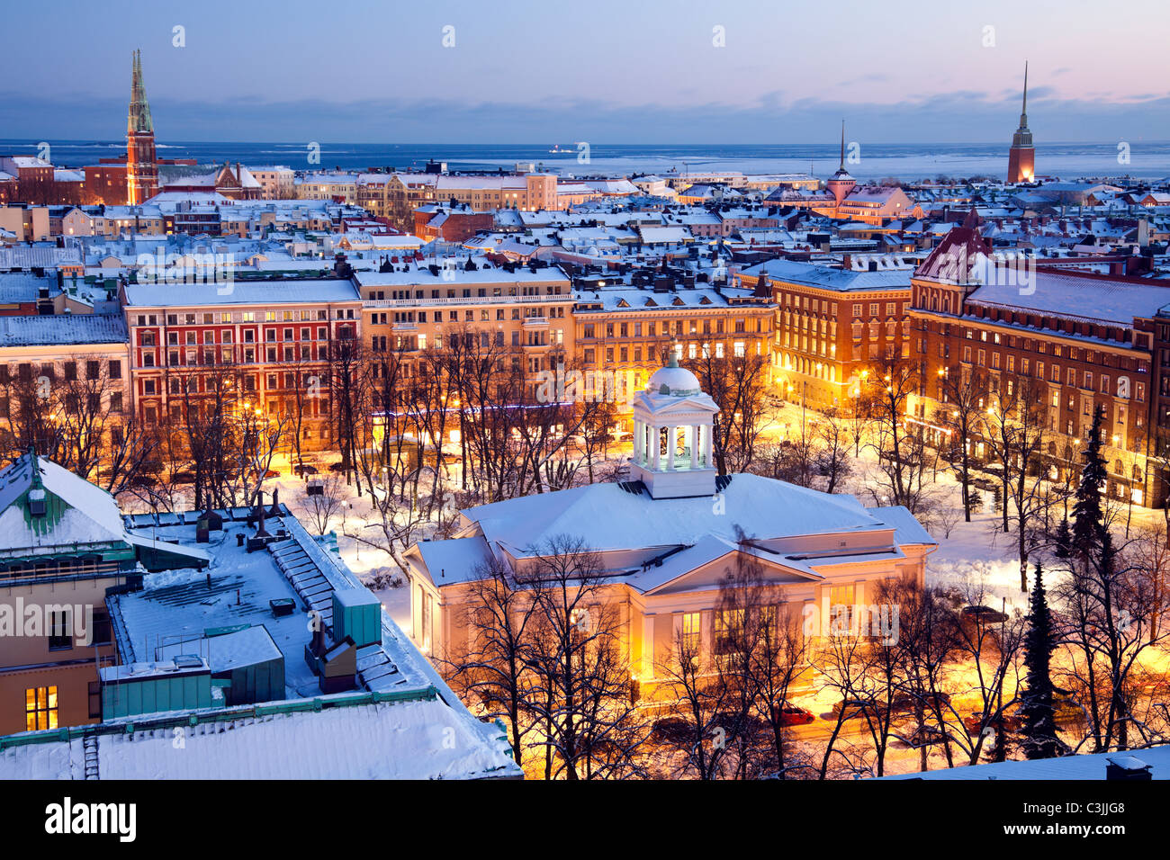 La Finlande, Helsinki, St. John's Church Banque D'Images