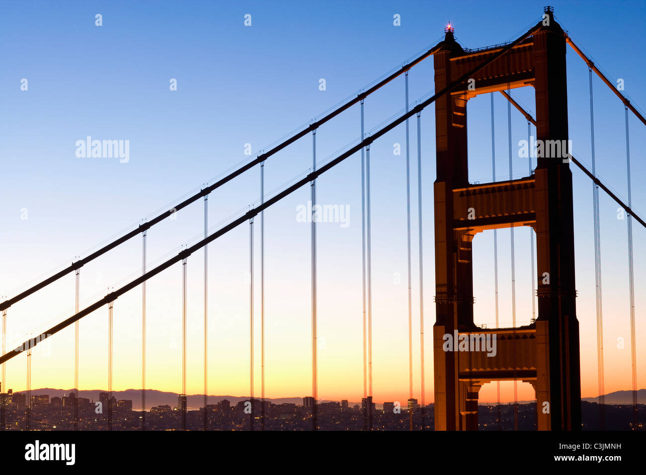 Etats Unis, San Francisco, Golden Gate Bridge Banque D'Images