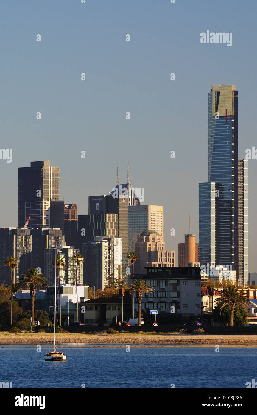 L'Australie, Victoria, vue de toits de Melbourne Banque D'Images