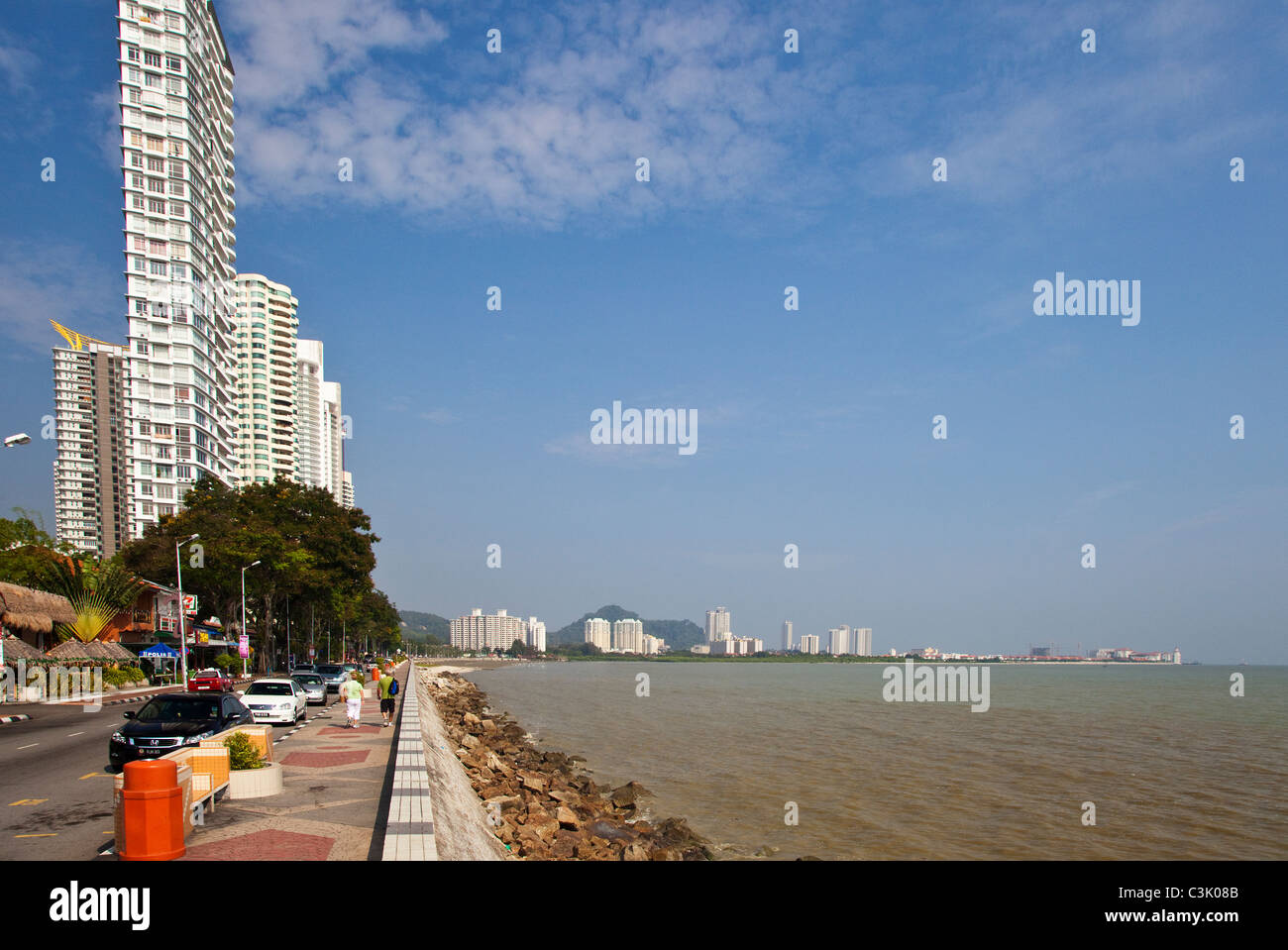 Les plages de Georgetown, Penang Banque D'Images
