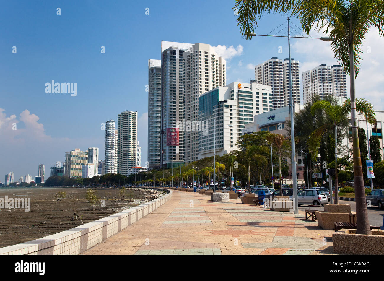 Les plages de Georgetown, Penang Banque D'Images