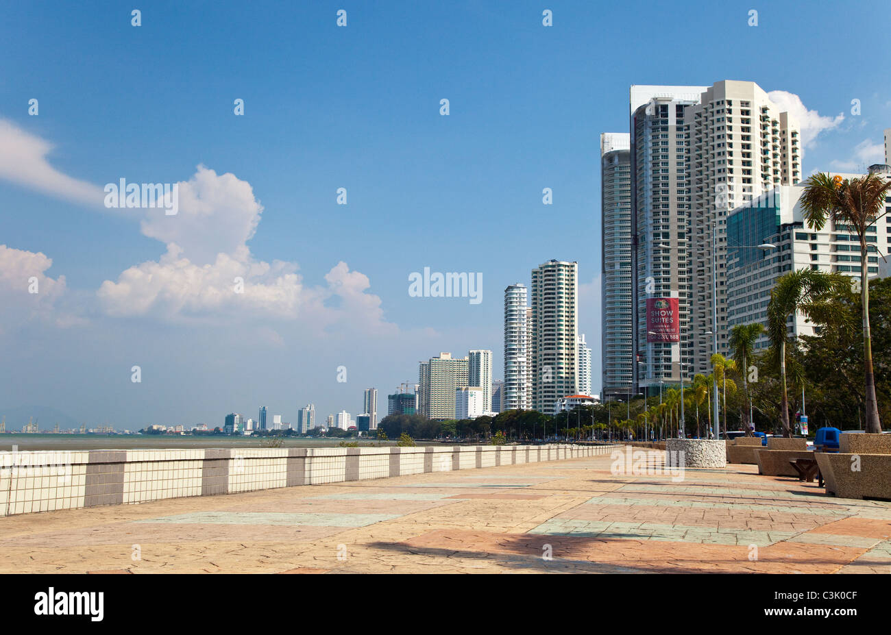 Les plages de Georgetown, Penang Banque D'Images