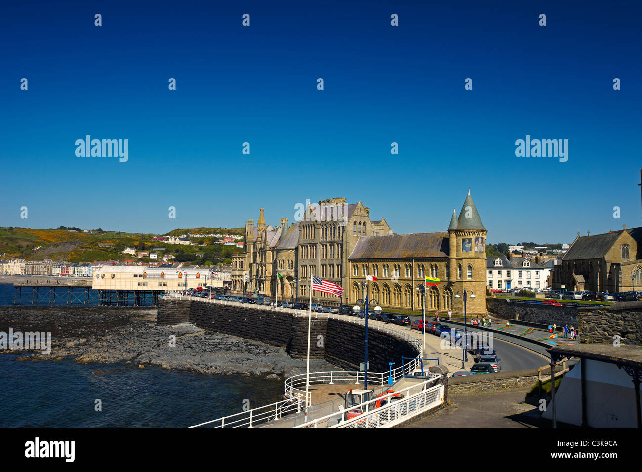 Aberystwyth, Ceredigion, pays de Galles, Royaume-Uni Banque D'Images