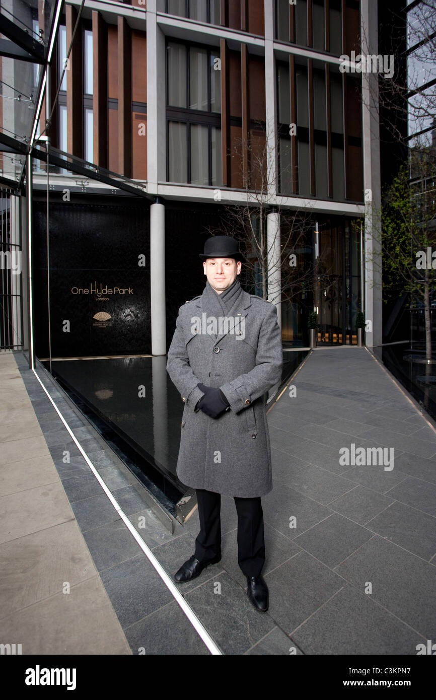 Un HYDE PARK le plus coûteux de l'immobilier résidentiel de luxe dans le monde développé par Nicholas et Christian Candy. Banque D'Images