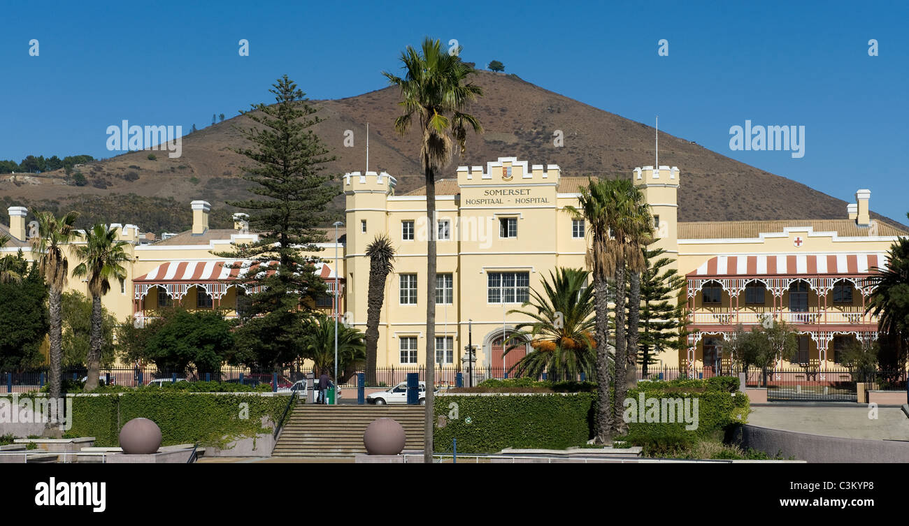 Hôpital Somerset ouverte en 1864 a été déclaré monument national, Le Cap, Afrique du Sud Banque D'Images
