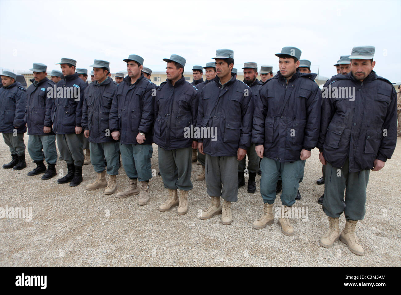 Centre de formation de la police par l'armée allemande à Kunduz Banque D'Images