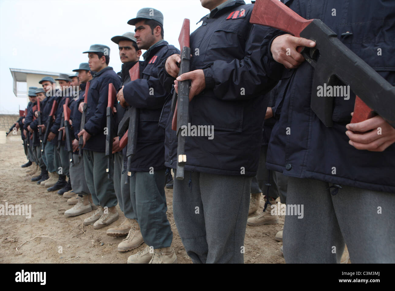 Centre de formation de la police par l'armée allemande à Kunduz Banque D'Images