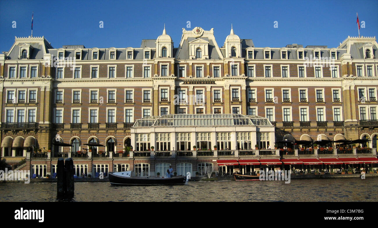 L'Hôtel Amstel à Amsterdam Banque D'Images